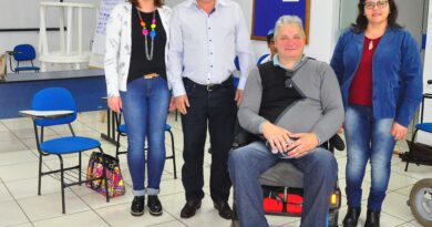 Fernanda de Campos, Luiz Carlos Giotti, Valmor Grigol e Marinês Mascarello