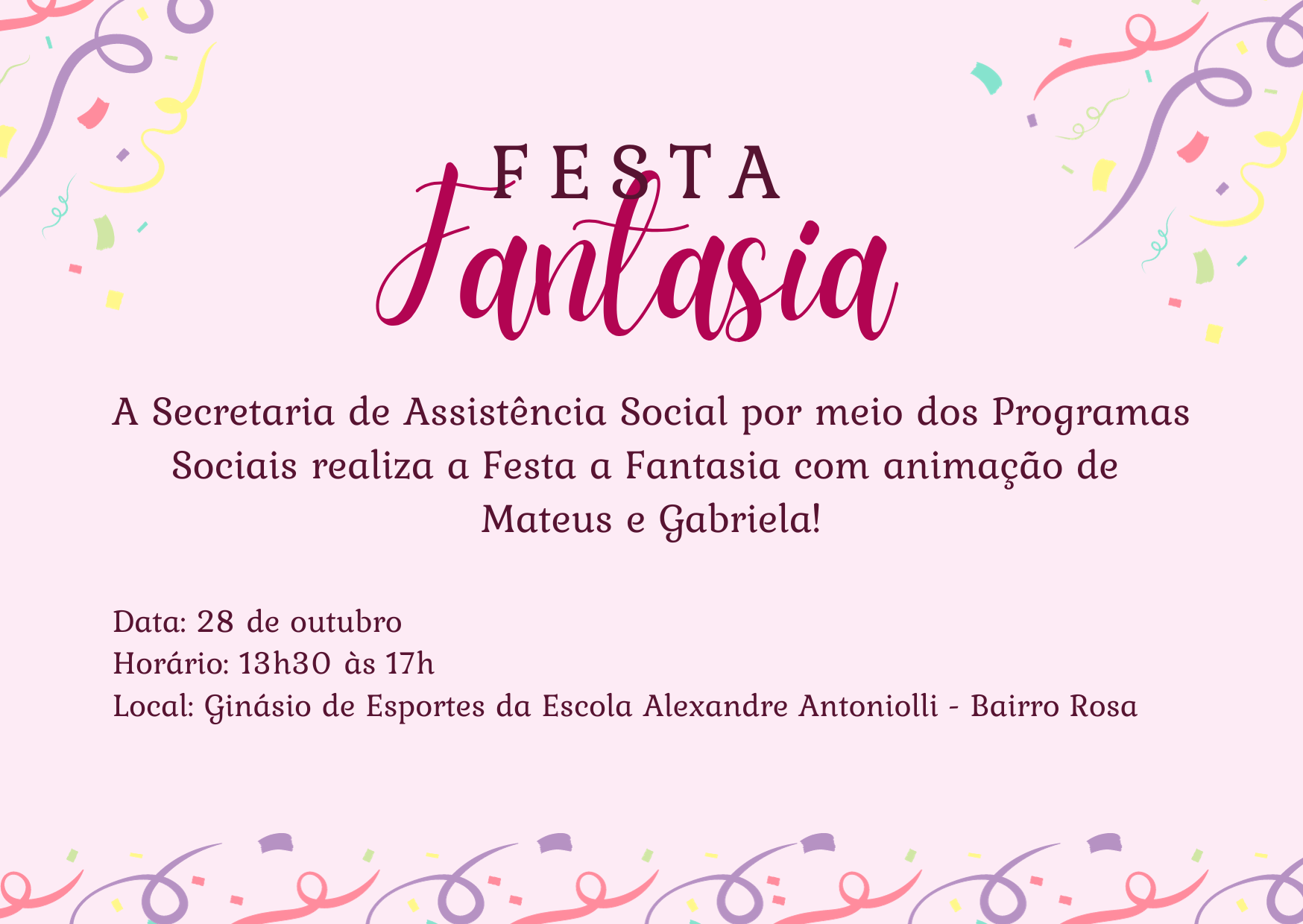 Prefeitura de Faxinal dos Guedes promove evento alusivo ao dia das